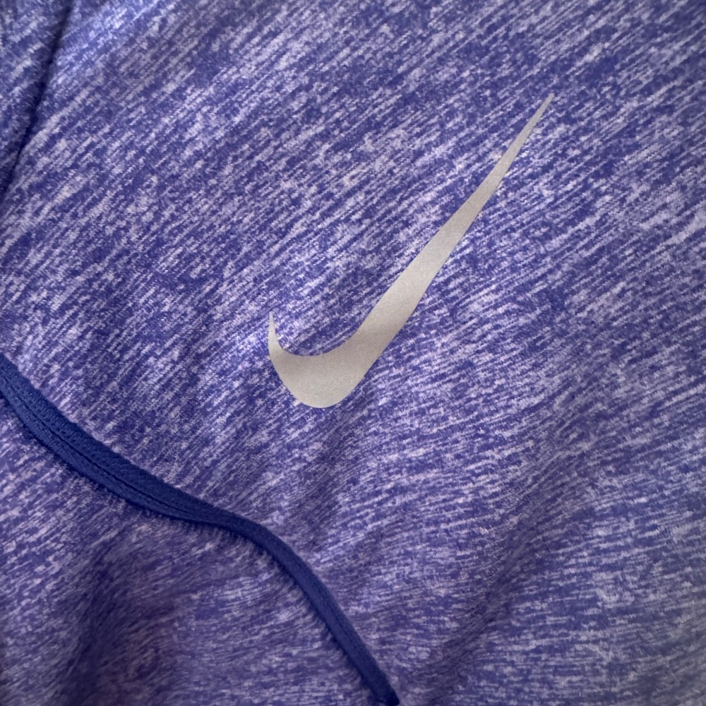 Nike Running Dri-FIT Half Zip Long Sleeve Top | Blue | Size L